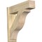 Ekena Millwork Funston Block Rough Sawn Outlooker, Douglas Fir, 8"W x 30"D x 30"H OUT08X30X30FST05RDF - alternate 1
